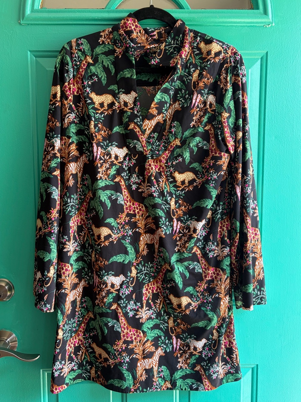 EUC Lilly Pulitzer Chessie UPF 50+ Dress - Dancing In the Moonlight - Large